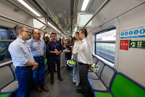 Governo de Minas acompanha primeiro teste operacional do novo trecho da Linha 1 do Metrô da RMBH