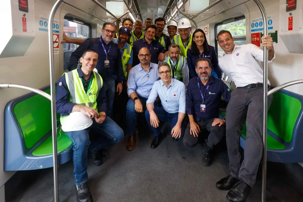 Governo de Minas acompanha primeiro teste operacional do novo trecho da Linha 1 do Metrô da RMBH