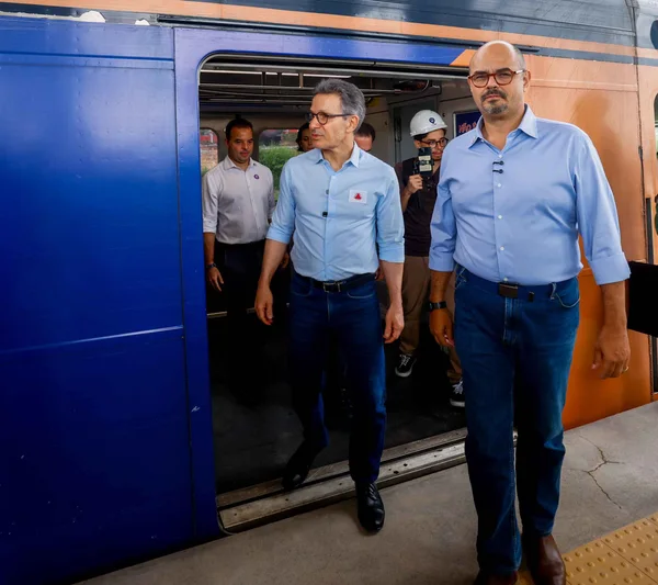 Governo de Minas acompanha primeiro teste operacional do novo trecho da Linha 1 do Metrô da RMBH