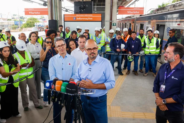 Governo de Minas acompanha primeiro teste operacional do novo trecho da Linha 1 do Metrô da RMBH