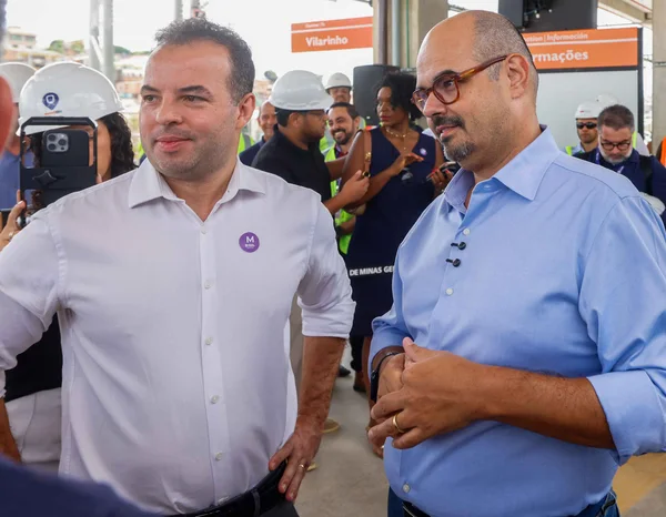Governo de Minas acompanha primeiro teste operacional do novo trecho da Linha 1 do Metrô da RMBH