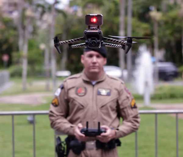 Polícia Militar usará drones, com emissão de sinais de alerta e dicas de segurança, nos locais de eventos com grande número de pessoas e aglomerações