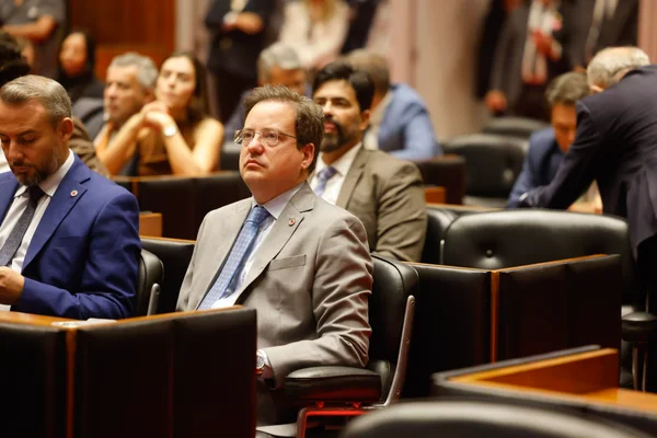 Governador destacou adesão ao Propag e avanços na saúde e educação na abertura do ano legislativo da ALMG