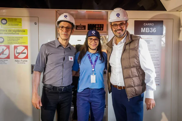 Governo de Minas apresenta primeiro dos novos trens do Metrô da Região Metropolitana de Belo Horizonte