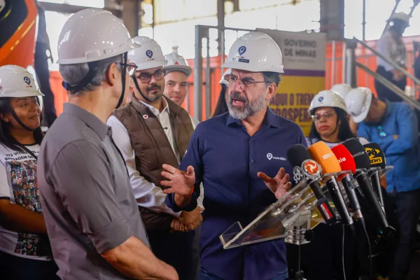 Governo de Minas apresenta primeiro dos novos trens do Metrô da Região Metropolitana de Belo Horizonte