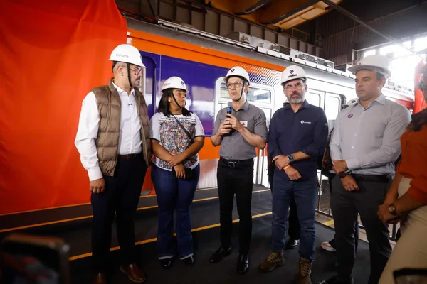 Governo de Minas apresenta primeiro dos novos trens do Metrô da Região Metropolitana de Belo Horizonte