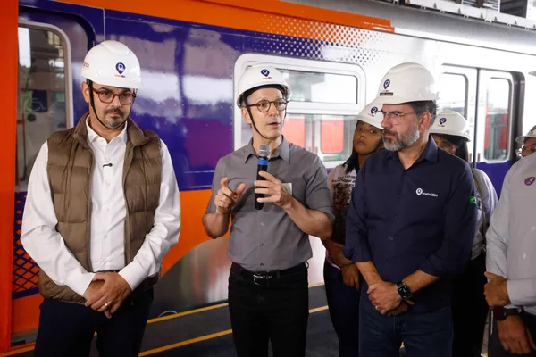 Governo de Minas apresenta primeiro dos novos trens do Metrô da Região Metropolitana de Belo Horizonte