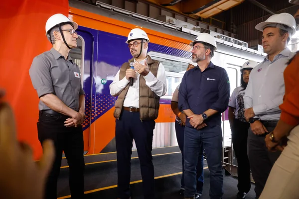 Governo de Minas apresenta primeiro dos novos trens do Metrô da Região Metropolitana de Belo Horizonte