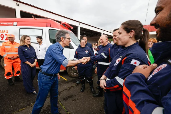 Governo de Minas inaugura base do Samu em Araxá