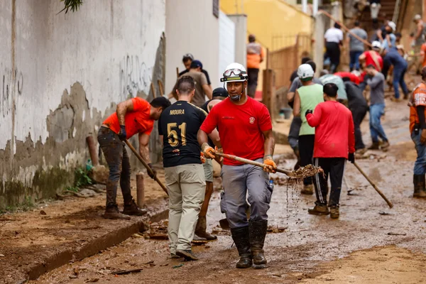 Forças de Segurança de Minas mantém buscas e apoiam a população na Zona da Mata