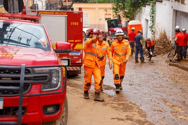 Forças de Segurança de Minas mantém buscas e apoiam a população na Zona da Mata