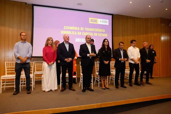 Governo de Minas transfere simbolicamente a capital do Estado para Uberlândia