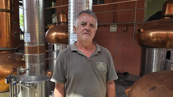 O produtor José do Carmo Rezende, da Cachaça Morro Grande