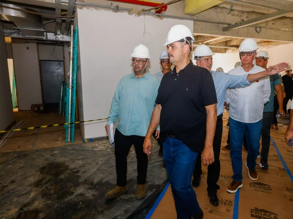 Governo de Minas vistoria obras do ambulatório de quimioterápicos da Casa de Saúde Padre Damião, em Ubá