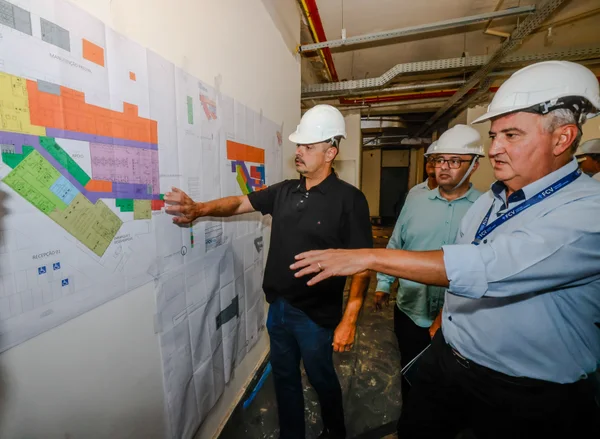 Governo de Minas vistoria obras do ambulatório de quimioterápicos da Casa de Saúde Padre Damião, em Ubá