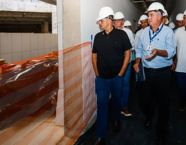 Governo de Minas vistoria obras do ambulatório de quimioterápicos da Casa de Saúde Padre Damião, em Ubá