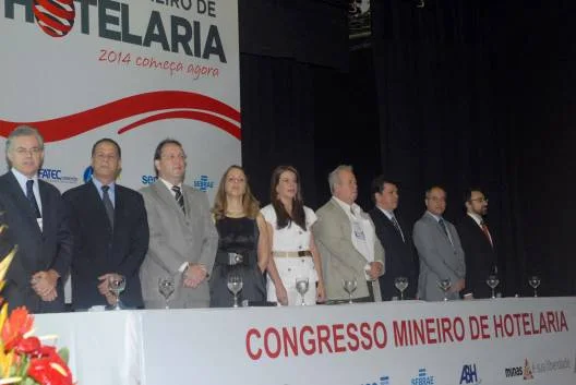 Solenidade de abertura do Congresso Mineiro de Hotelaria