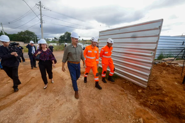 Governo de Minas vistoria obras da nova sede do Corpo de Bombeiros em Diamantina