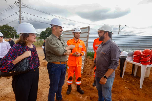 Governo de Minas vistoria obras da nova sede do Corpo de Bombeiros em Diamantina