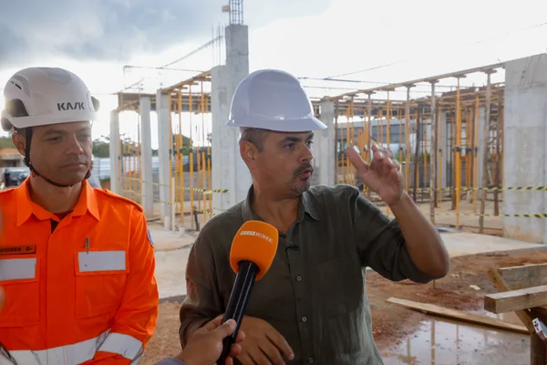 Governo de Minas vistoria obras da nova sede do Corpo de Bombeiros em Diamantina
