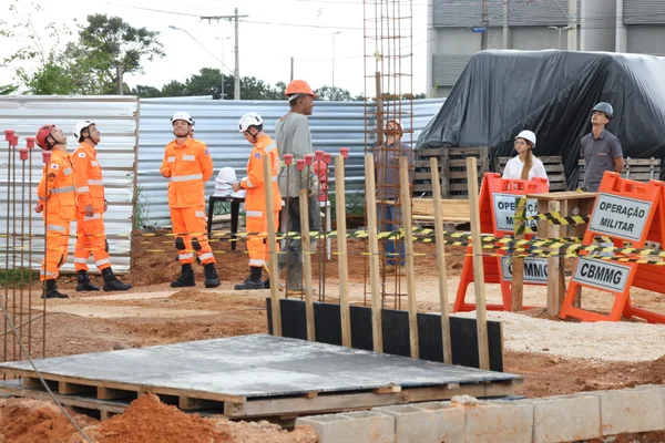 Governo de Minas vistoria obras da nova sede do Corpo de Bombeiros em Diamantina