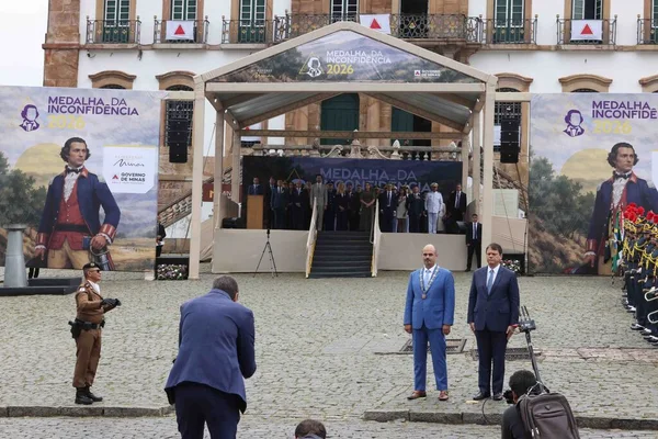 Cerimônia de entrega da Medalha da Inconfidência 2026