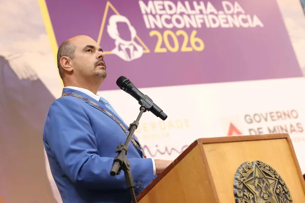 Cerimônia de entrega da Medalha da Inconfidência 2026