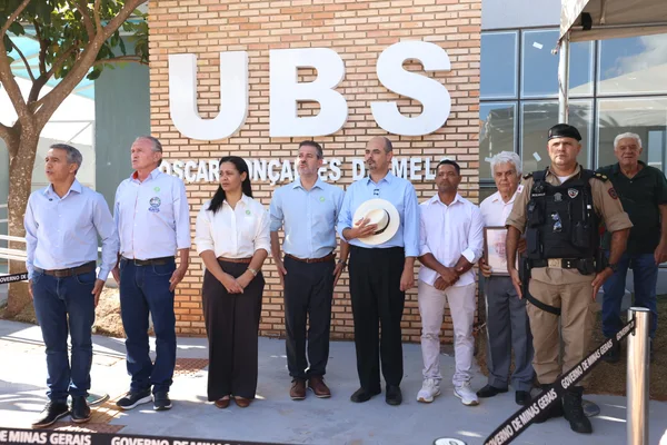Governo de Minas entrega obras de Unidade Básica de Saúde em Cabeceira Grande