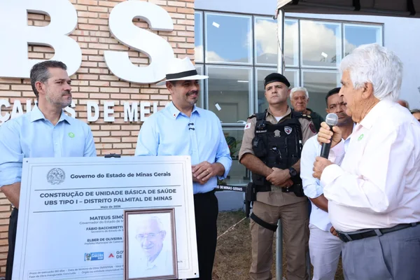Governo de Minas entrega obras de Unidade Básica de Saúde em Cabeceira Grande