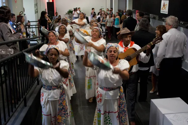 As Lavadeiras do Museu do Tropeiro de Ipoema apresentaram danças e cantos