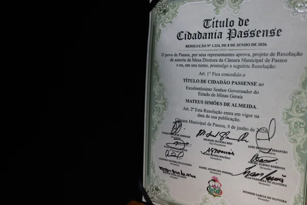 Governo de Minas transfere a capital para Passos e anuncia a construção de nova sede da Delegacia Regional de Polícia Civil na cidade