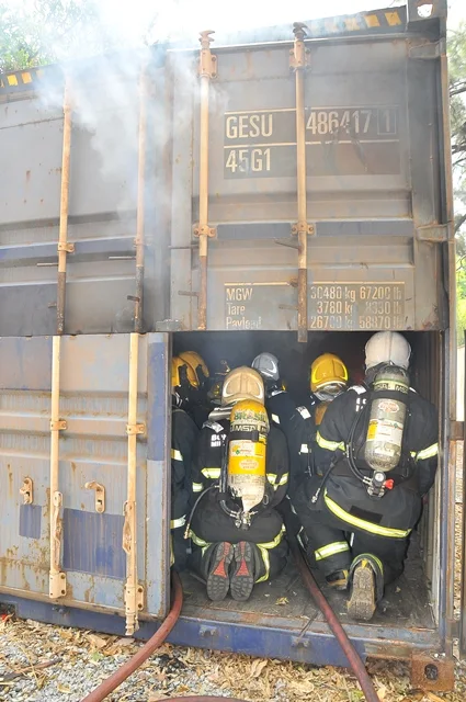 A importância do simulador é estar em conformidade com novas modalidades de combate a incêndio urbano