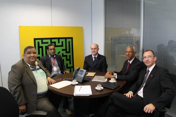Reunião de representantes do governo federal com o secretário-adjunto e o subsecretário de Políticas sobre Drogas