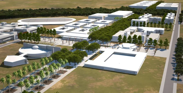 Projeção arquitetônica da Cidade das Águas, que está sendo implementada no município de Frutal, no Triângulo Mineiro