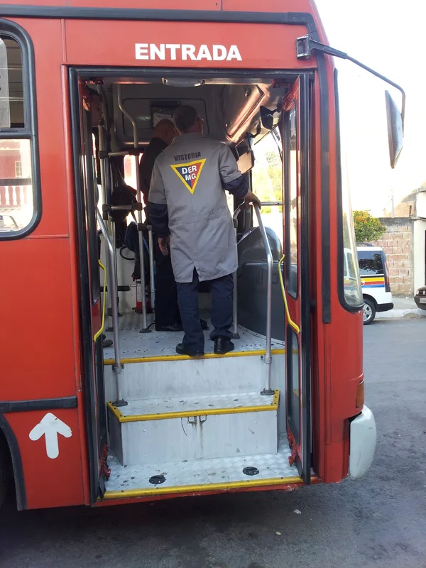 Em Betim, 50 ônibus foram retirados de circulação por problema estrutural ou mecânico