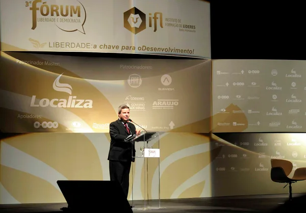 Antonio Anastasia durante pronunciamento na abertura do III Fórum de Liberdade e Democracia