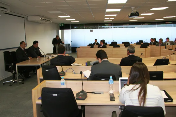 Subsecretário Administração Prisional, Murilo Andrade de Oliveira, durante palestra no seminário