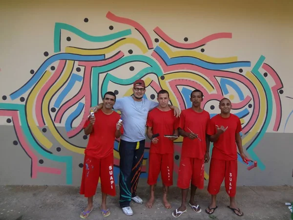 No mês de junho, houve o primeiro momento artístico na unidade