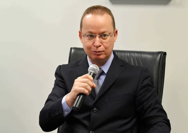 Presidente do BDMG, Matheus Cotta de Carvalho, discursa durante a solenidade