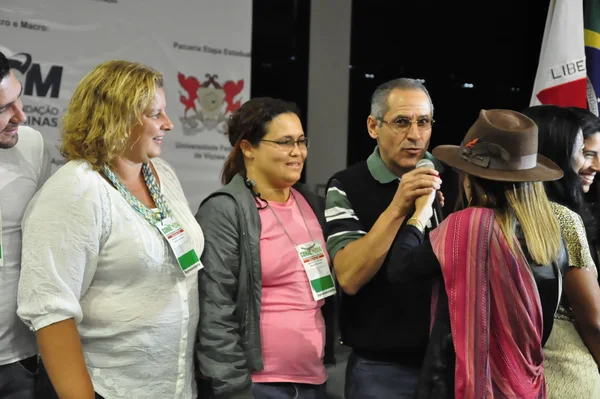 Os participantes apresentaram suas propostas ao público que prestigiou o evento estadual