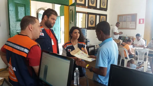 A ação está sendo realizada nos hotéis da região e na Câmara Municipal de Mariana
