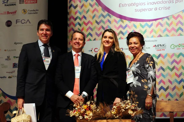 A presidente do Servas, Carolina Pimentel, durante evento que debateu o Terceiro Setor e as parcerias com o Ministério Público