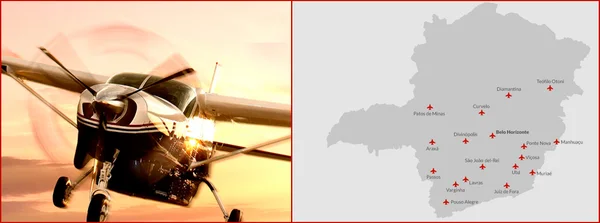 Novas cidades terão voos de ligação com Belo Horizonte e serão incluídas aos circuitos de conexão