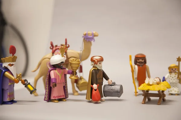 Visitantes poderão interagir com os bonecos do Presépio de Playmobil, no Espaço do Conhecimento