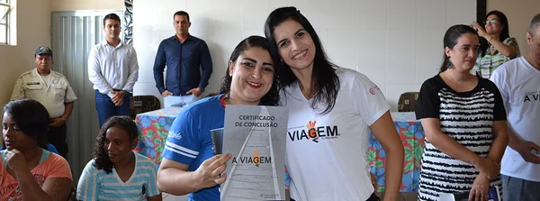  Ao todo, dez mulheres privadas de liberdade receberam o diploma do curso "A Viagem do Prisioneiro"