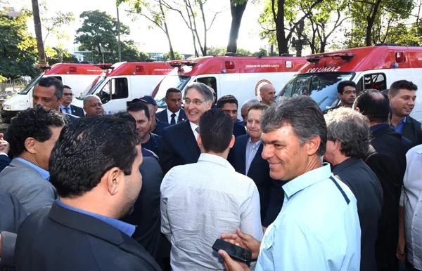 Cerimônia de entrega das ambulâncias ocorreu, nesta sexta-feira (23/6), no Palácio da Liberdade