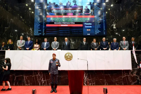 Cerimônia de posse dos 77 deputados estaduais eleitos para o mandato 2019/2022