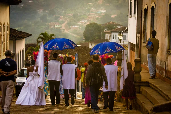 A tradicional festa de Nossa Senhora do Rosário dos Homens Pretos, no município de Serro