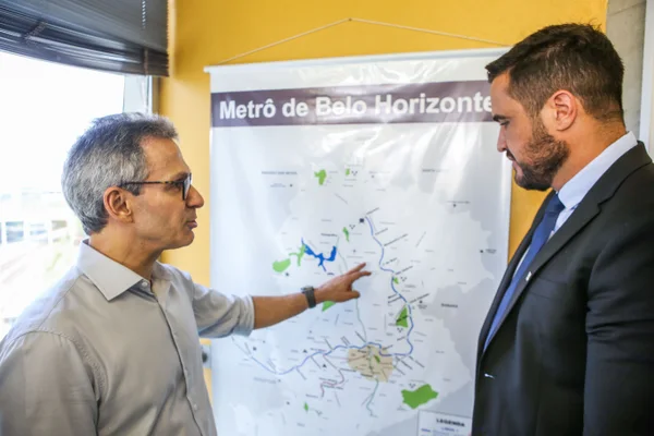 Zema ressaltou a importância do metrô para as cidades da Região Metropolitana