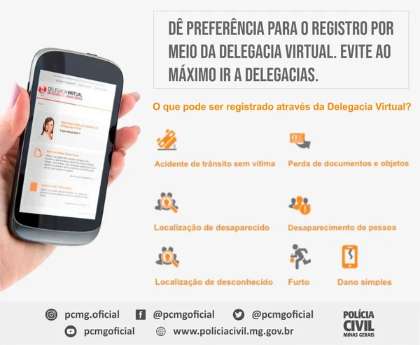 Polícia Civil incentiva uso da Delegacia Virtual